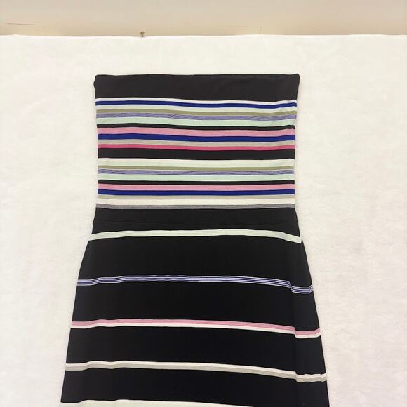 WHBM Convertible Multi-color Stripe Maxi Skirt/Dress Black Size S - Picture 9 of 9